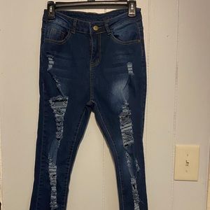 SHEIN size Medium ripped jeans